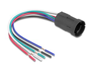 DELOCK Fassung für 19mm 5 Pin Taster oder Schalter