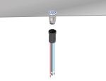 DELOCK Fassung für 19mm 5 Pin Taster oder Schalter