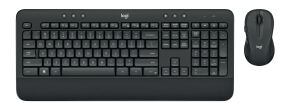 Logitech MK545 ADVANCED Wireless Keyboard and Mouse Combo Tastatur Maus enthalten Universal USB QWERTZ Deutsch Schwarz