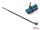 DELOCK KBI selbstschneidend L280 x B 4,8 mm 50 Stück schwaz