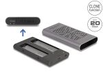 DeLOCK Externes USB 20 Gbps Gehäuse für 2 x M.2...