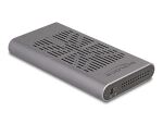DeLOCK Externes USB 20 Gbps Gehäuse für 2 x M.2 NVMe PCIe SSD mit USB Type-C Buchse und Klon Funktion