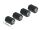 DeLOCK Abstandshalter M2.5, Sechskant, Innen, 10 mm schwarz 4 Stück