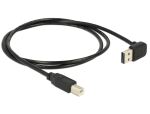 DELOCK Easy-USB-Kab.2.0 A(gewink. ob/un) St -> B-St 1.0m sw