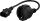 PowerWalker 91015003 Stromkabel Schwarz 0,2 m C14-Koppler CEE7/3