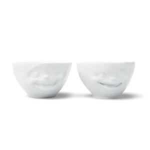 FIFTYEIGHT Schälchen-Set 200ml - Lachend Zwinkernd weiß
