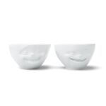 FIFTYEIGHT Schälchen-Set 200ml - Lachend Zwinkernd weiß