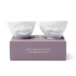 FIFTYEIGHT Schälchen-Set 200ml - Lachend Zwinkernd weiß