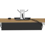 LogiLink KAB0070 Kabel-Organizer Tisch/Bank Kabelrinne Schwarz 1 Stück(e)