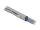 DeLOCK Kabelschutzschlauch mit Knopfverschluss hitzebeständig 2 m x 20 mm grau / schwarz
