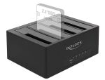 DELOCK USB Type-C Dockingstation für 4 x SATA HDD/SSD