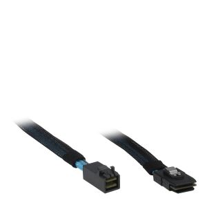 Inter-Tech 0.75m SFF 8643/SFF 8087 0,75 m Schwarz, Blau