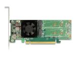 DeLOCK PCI Express x16 Karte zu 4 x intern NVMe M.2 Key M - Low Profile Formfaktor