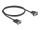 DeLOCK Seriell Kabel RS-232 D-Sub9 Buchse zu D-Sub9 Buchse Stromanschluss an Pin 9 1 m
