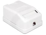 Keystone Delock Leergehäuse 1-Port mit Staubschutz