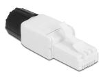 DELOCK RJ45 Stecker werkzeugfrei Cat.6 UTP mit Mutter