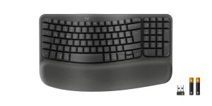 Logitech 920-012327 Tastatur Büro RF Wireless + Bluetooth QWERTZ Deutsch Graphit