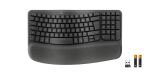Logitech 920-012327 Tastatur Büro RF Wireless + Bluetooth QWERTZ Deutsch Graphit