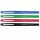 Papermate Flair Filzstift Medium Schwarz, Blau, Grün, Rot 4 Stück(e)