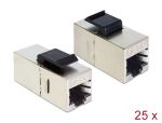 DELOCK Keystone Modul RJ45 Bu > RJ45 Bu Cat.6 kompakt...