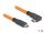 DeLOCK USB 5 Gbps Kabel USB Type-C Stecker zu USB Type-C Stecker 90° gewinkelt für Tethered Shooting 1 m orange