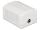 DeLOCK 86196 Steckdose RJ-45 Weiß