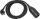 Brennenstuhl 1161830030 Stromkabel Schwarz 5 m Netzstecker Typ E+F Barrel type N