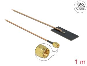 DELOCK WLAN 802.11 Antenne SMA Stecker 0,5 - 1,2 dBi
