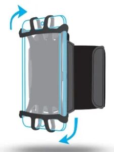 Mobilis ARM BAND 4-6IN . Handy-Schutzhülle 15,2 cm (6") Armbandbehälter Schwarz