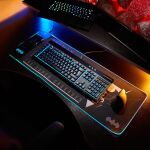 Numskull Games 154919 Mauspad Gaming-Mauspad Blau,...