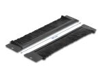 DeLOCK Bürstenleiste universell 350 x 55 mm schwarz