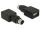 DeLOCK 65898 Kabeladapter PS/2 USB Type-A Schwarz, Edelstahl