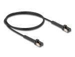 DELOCK RJ45 Netzwerkkabel Cat.8.1 winkelbar bis 40 Gbps 1m