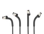 DELOCK RJ45 Netzwerkkabel Cat.8.1 winkelbar bis 40 Gbps 1m