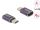 DeLOCK USB Adapter 40 Gbps USB Type-C PD 3.1 240 W Stecker zu Buchse Portschoner 8K 60 Hz Metall