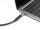 DeLOCK USB Adapter 40 Gbps USB Type-C PD 3.1 240 W Stecker zu Buchse Portschoner 8K 60 Hz Metall
