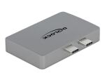 DELOCK Dual DisplayPort Adapter 4K 60 Hz und PD 3.0 Macbook