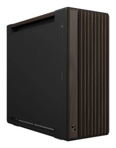 ASUS ProArt PA602 Wood Edition Modern Black - Metal Panel Midi Tower Schwarz, Holz