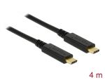 DELOCK Kabel USB 2.0 C > C E-Marker 5A 4.0m schwarz