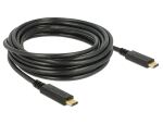 DELOCK Kabel USB 2.0 C > C E-Marker 5A 4.0m schwarz