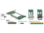 DELOCK PCI Express x16 Karte zu 1 x intern U.2 NVMe SFF-8639