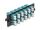 DELOCK LWL Adapter Panel LC Duplex OM4 12 Port aqua