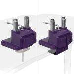 Arozzi AZ-ALZARE-NEO-DUO-PP Flachbildschirm-Tischhalterung 81,3 cm (32") Tisch/Bank Violett