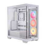 Corsair Midi Tower 3500X LXR LINK TG Weiß