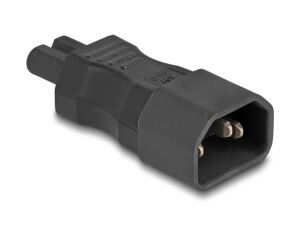 DELOCK Netzadapter IEC 60320 - C14 auf C7, Stecker / Buchse