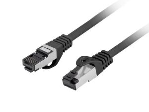 Lanberg PCF8-10CU-0025-BK Netzwerkkabel Schwarz 0,25 m Cat8.1 S/FTP (S-STP)