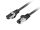 Lanberg PCF8-10CU-0025-BK Netzwerkkabel Schwarz 0,25 m Cat8.1 S/FTP (S-STP)