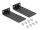 DELOCK Universelles Rack Montage Set 2 Stück schwarz