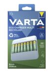 Varta Eco Charger Multi Akkuladegerät Haushaltsbatterie USB