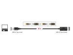 DELOCK USB Verl. A -> A St/Bu 30.00m aktiv sw